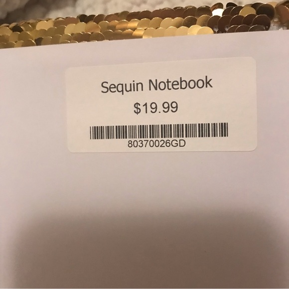Gorgeous Reverse Sequin Stay Classy Notebook - Picture 6 of 7
